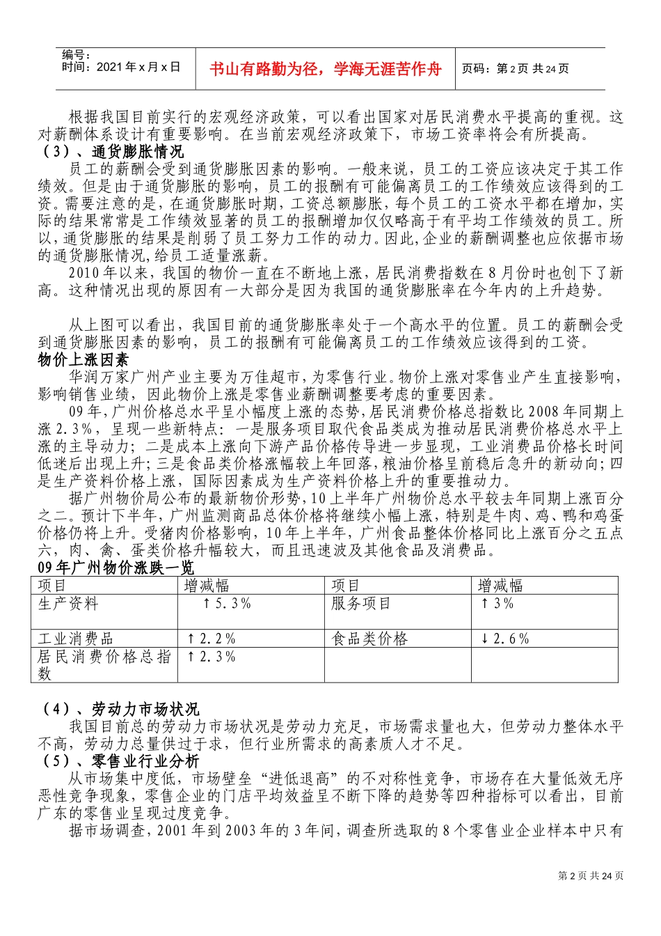 某某集团公司薪酬体系设计方案_第2页