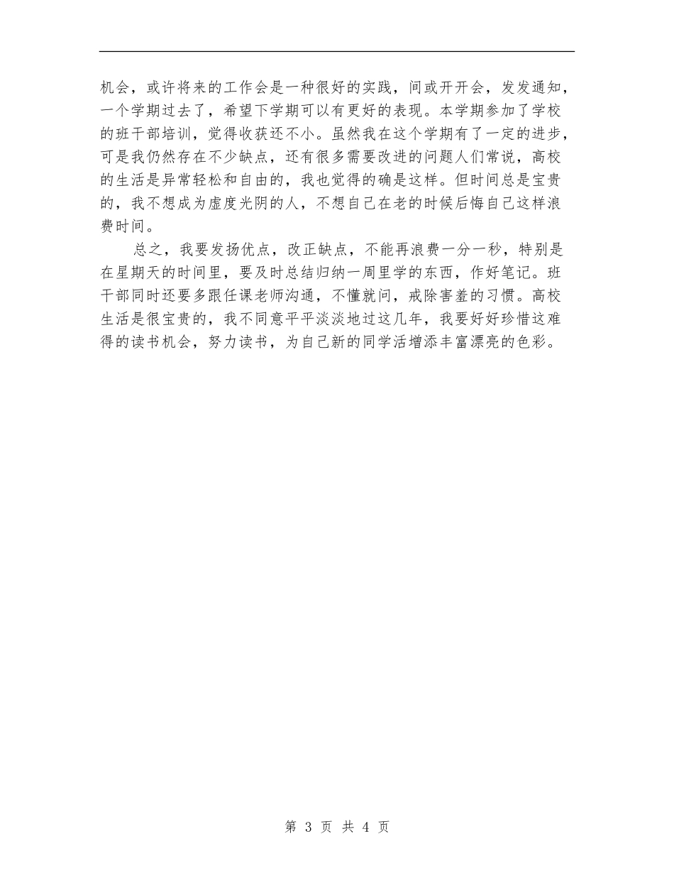 22024班干部个人工作总结_第3页