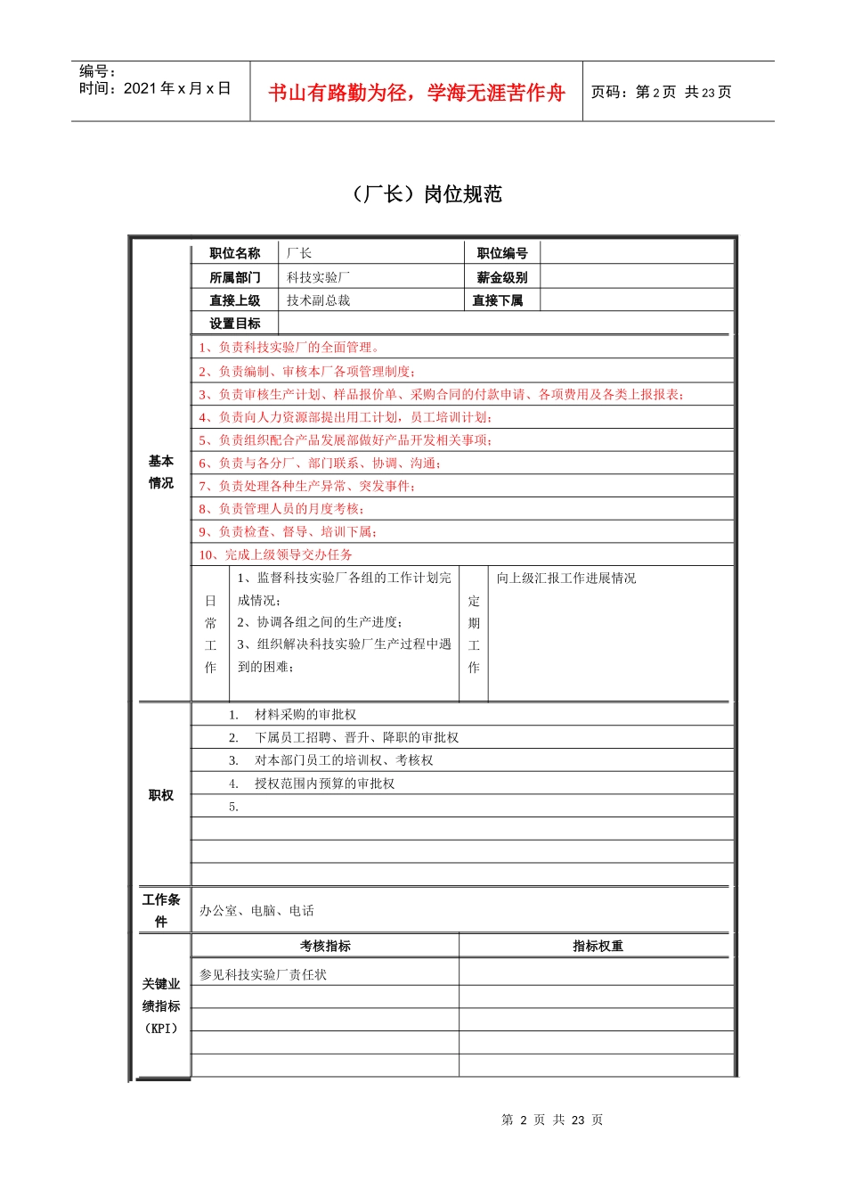某科技实验厂岗位规范_第2页