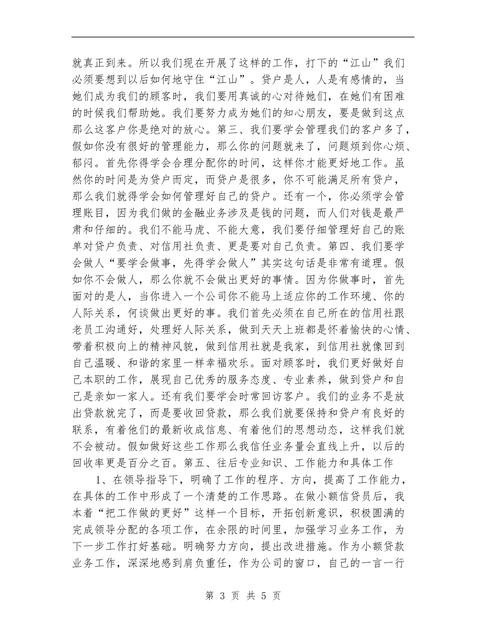 2024银行信贷员年终个人工作总结_第3页