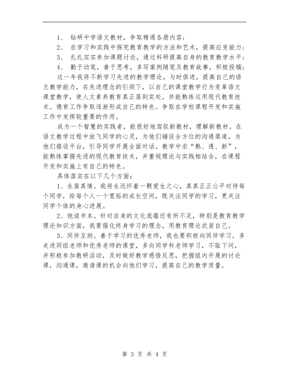 2024中学教师工作计划选文_第3页