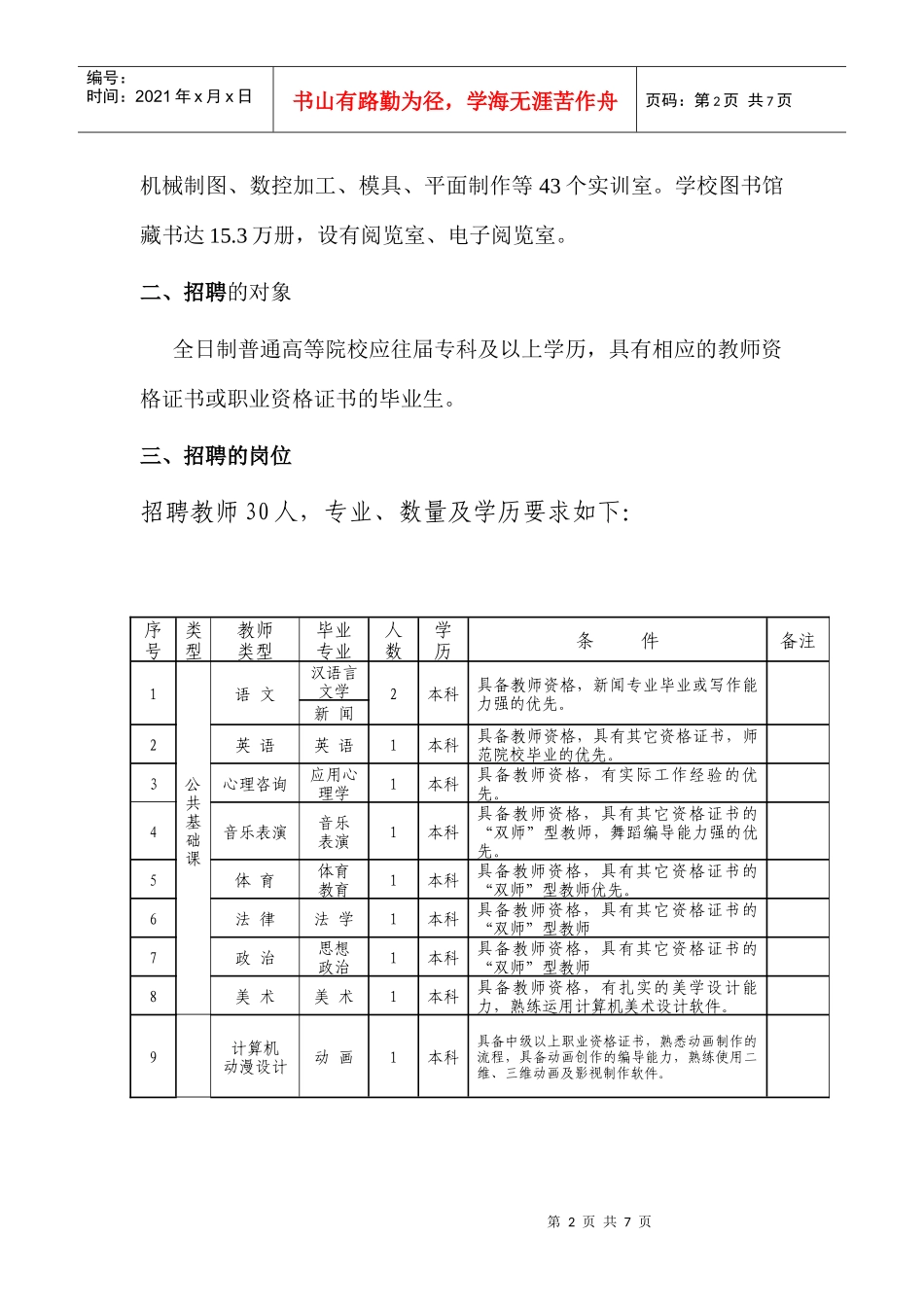 贵州省瓮安县职业高级中教师招聘宣传提纲_第2页