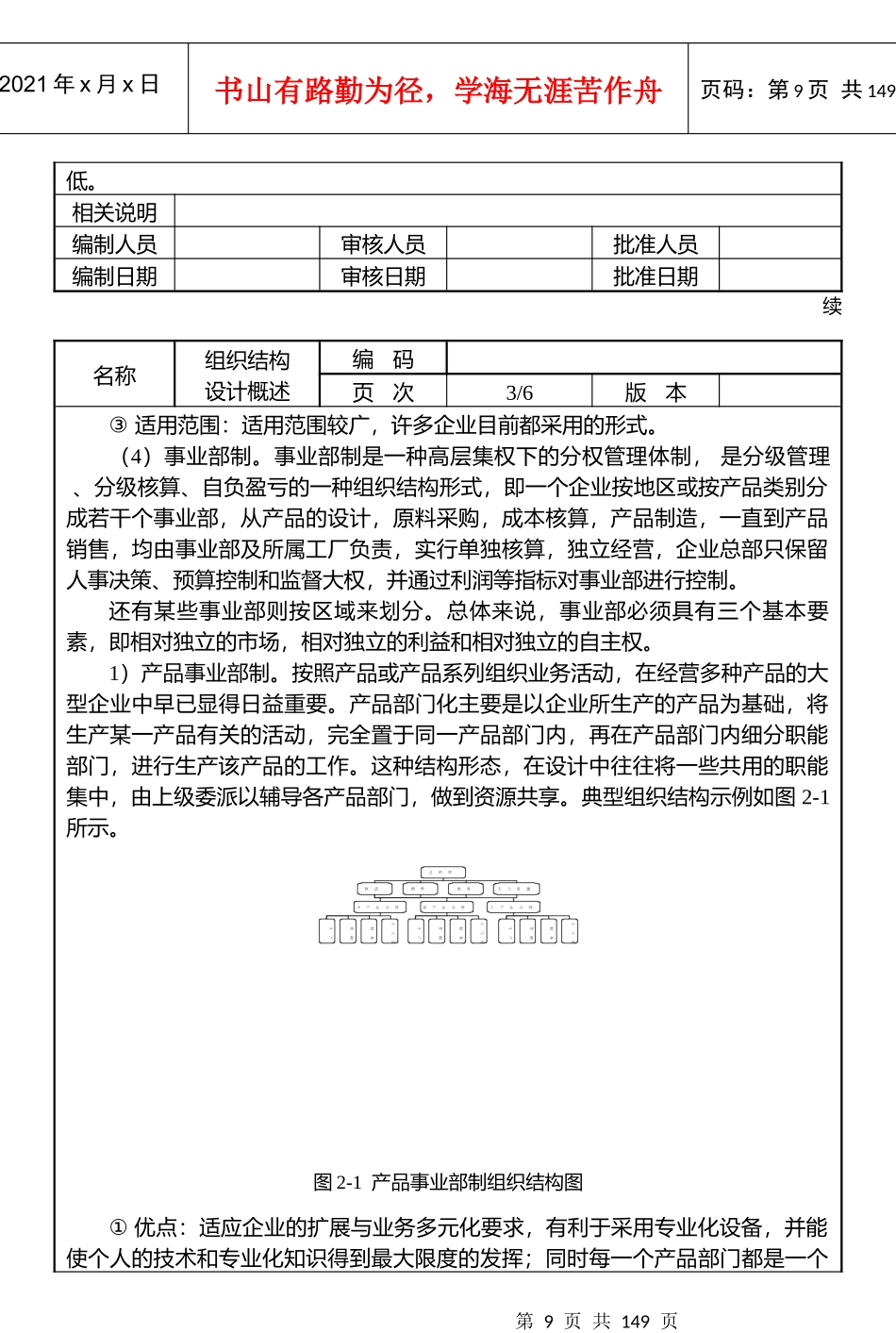 详细深入逐步讲解：组织结构设计与部门职责描述示例-139页_第3页