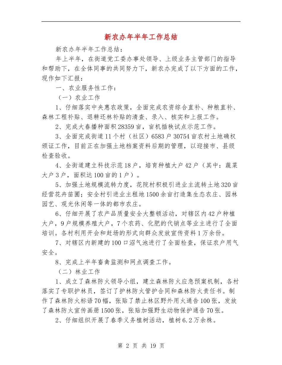 新农办年半年工作总结_第2页