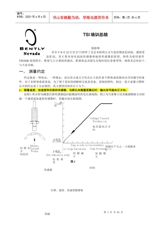本特利TSI3500培训资料及总结