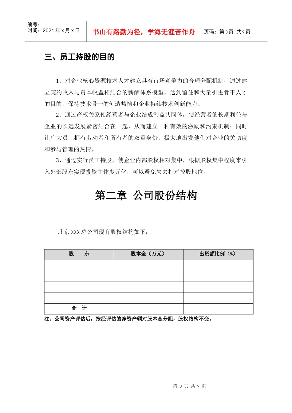 某公司员工持股方案设计_第3页