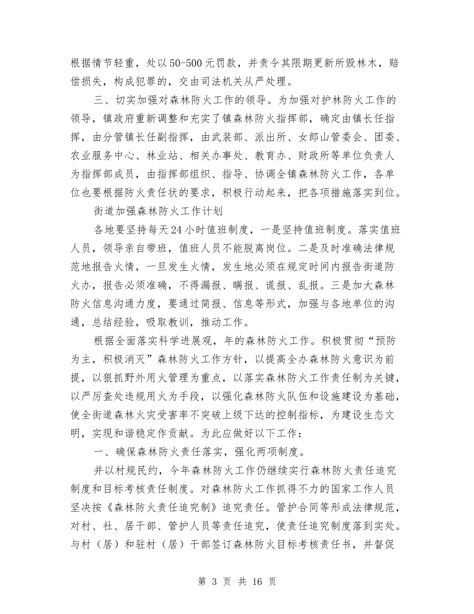 2024年防火工作计划4篇与2024年院内感染工作计划范文汇编_第3页