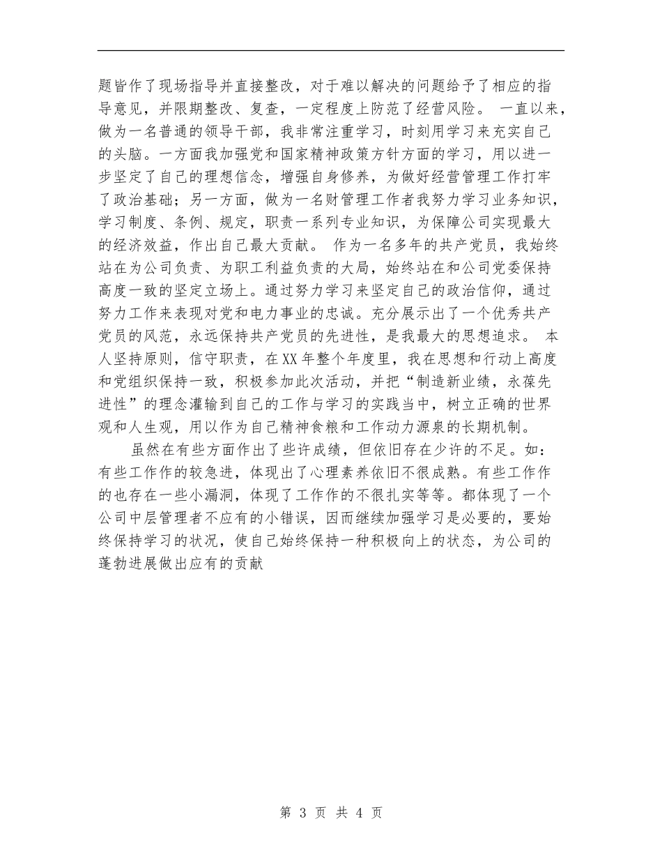 电厂财务工作总结与计划_第3页