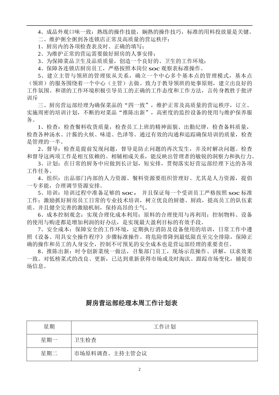 营运部经理工作手册_第2页