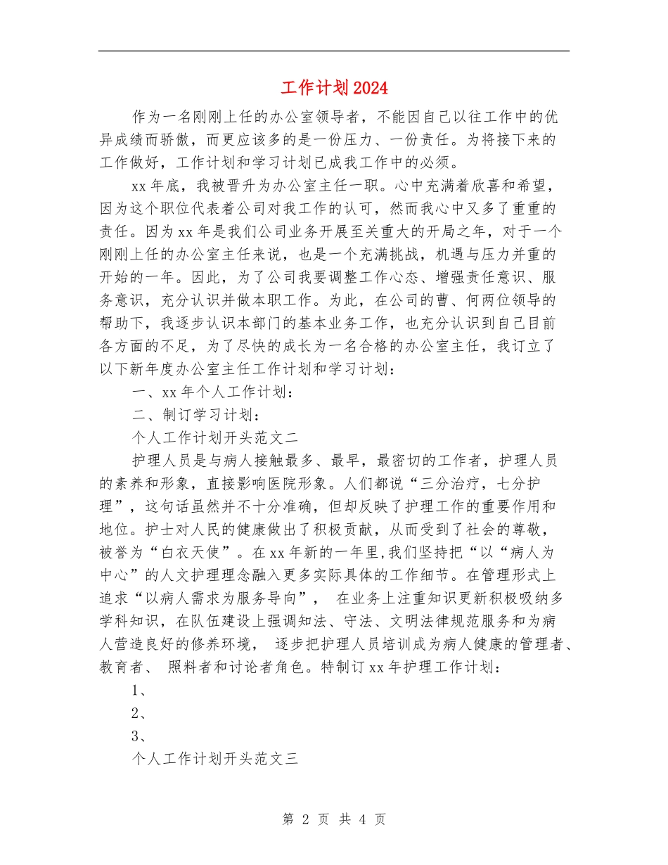 工作计划2024年度_第2页