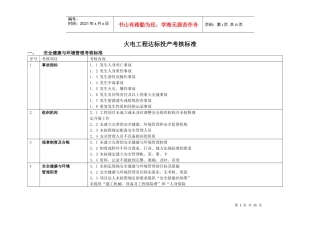 火电机组达标投产考核标准