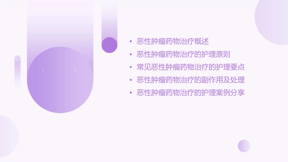 恶性肿瘤药物治疗护理课件_第2页