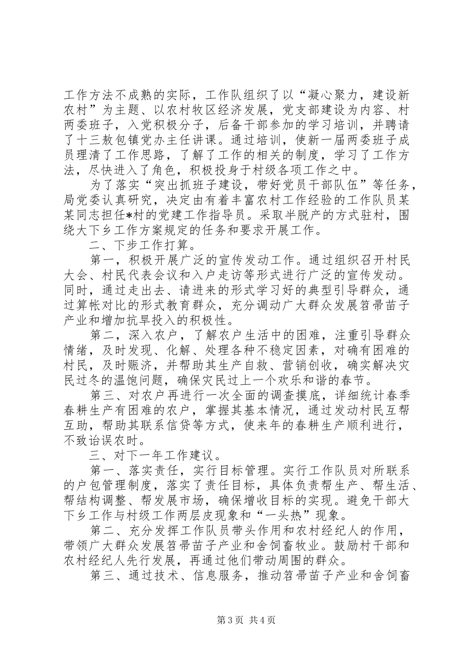 干部下乡个人工作总结_第3页