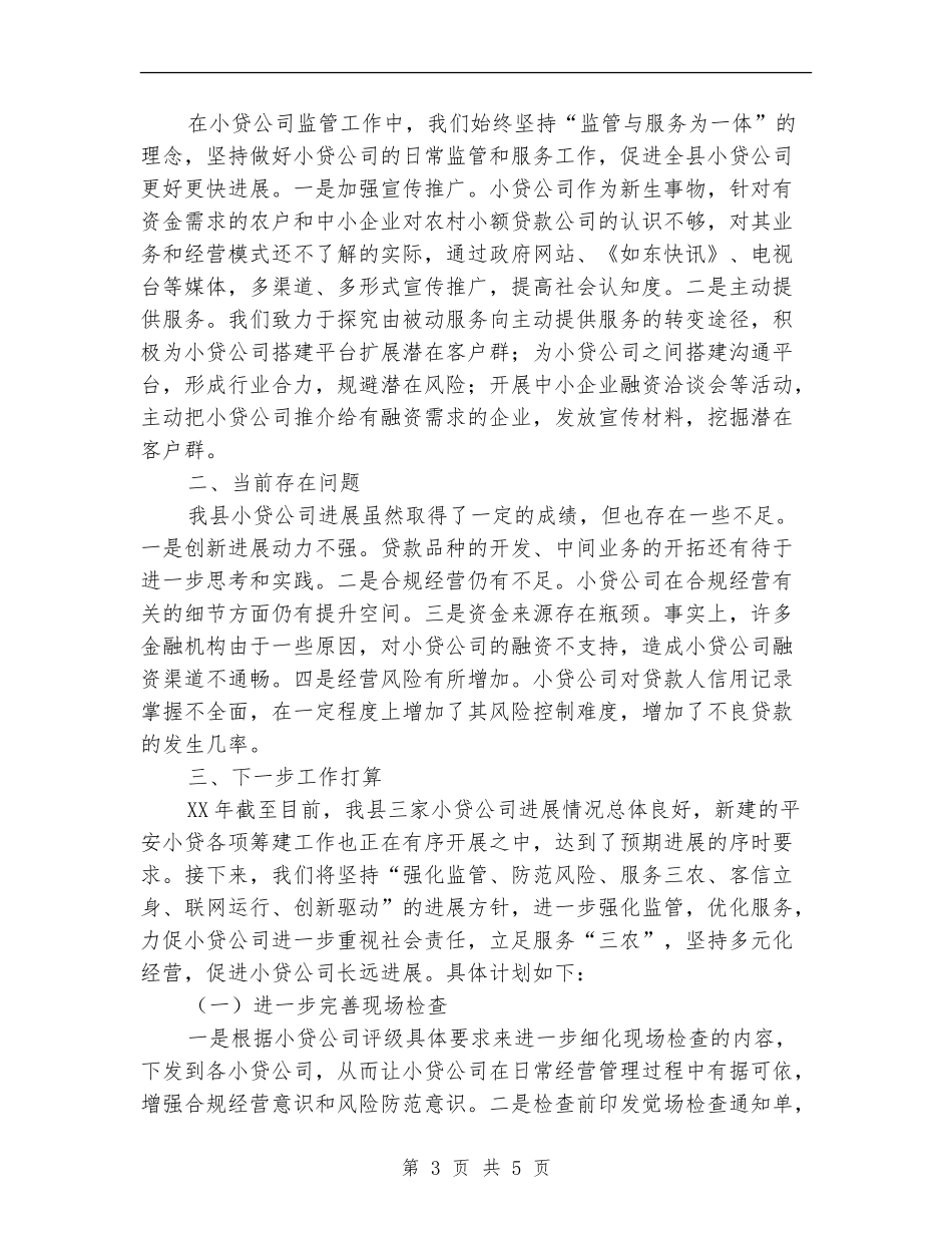 2024小贷公司年度工作总结与计划_第3页