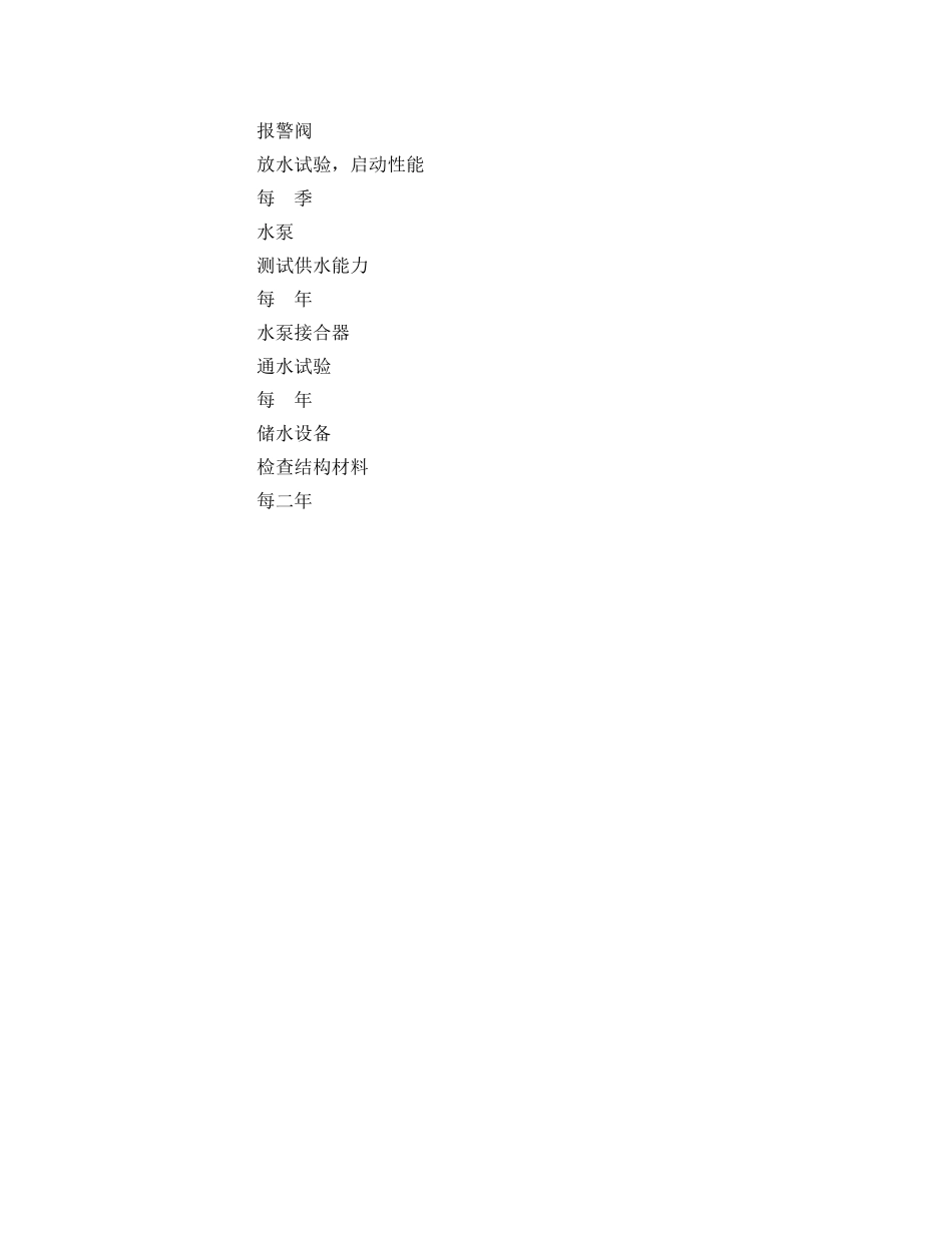 《安全管理制度》之消防设备检查维护制度 _第3页