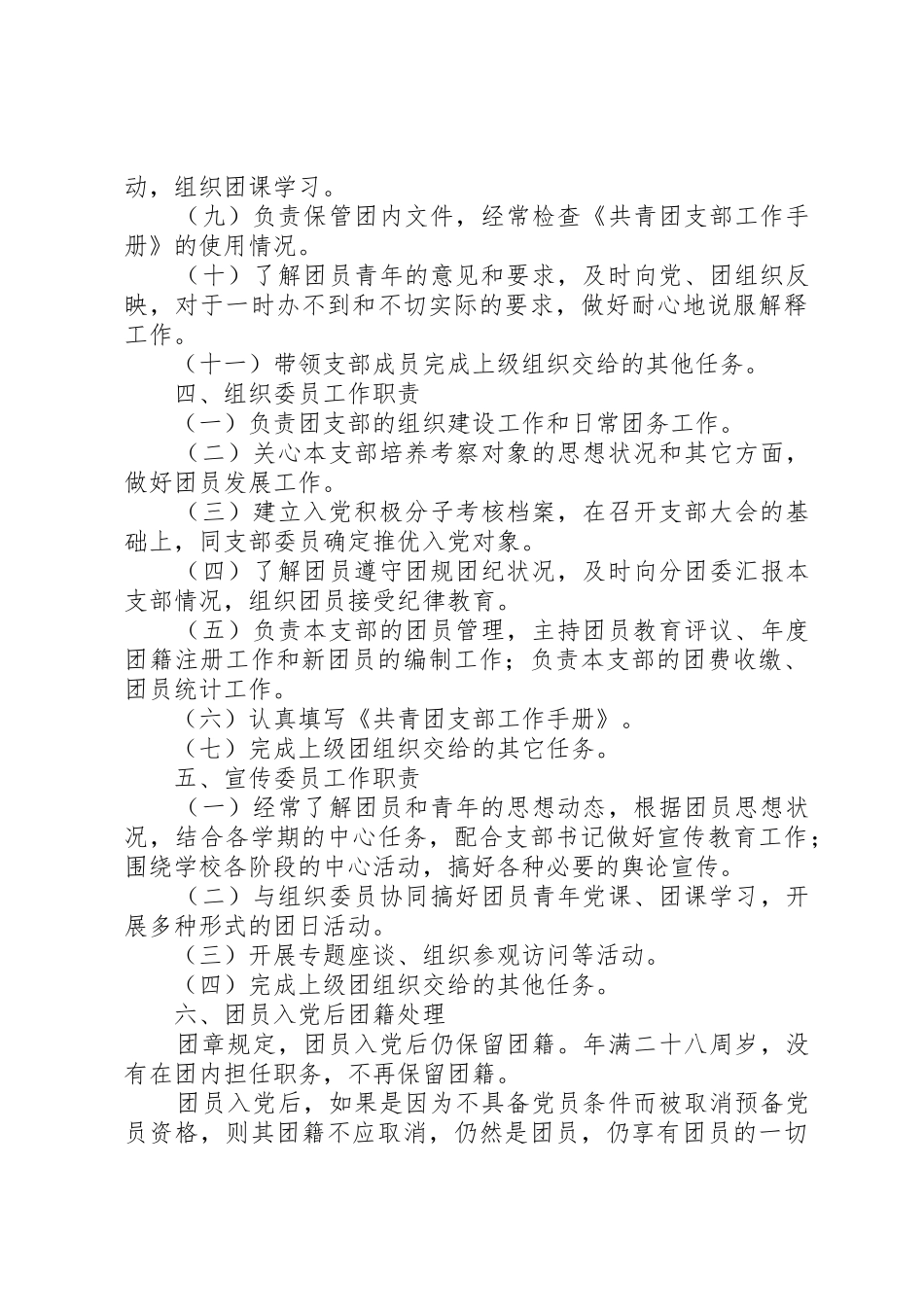 团委会组织机构及其职责要求_第3页