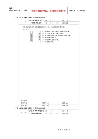 绩效考评指标及运用范本5行政人事类