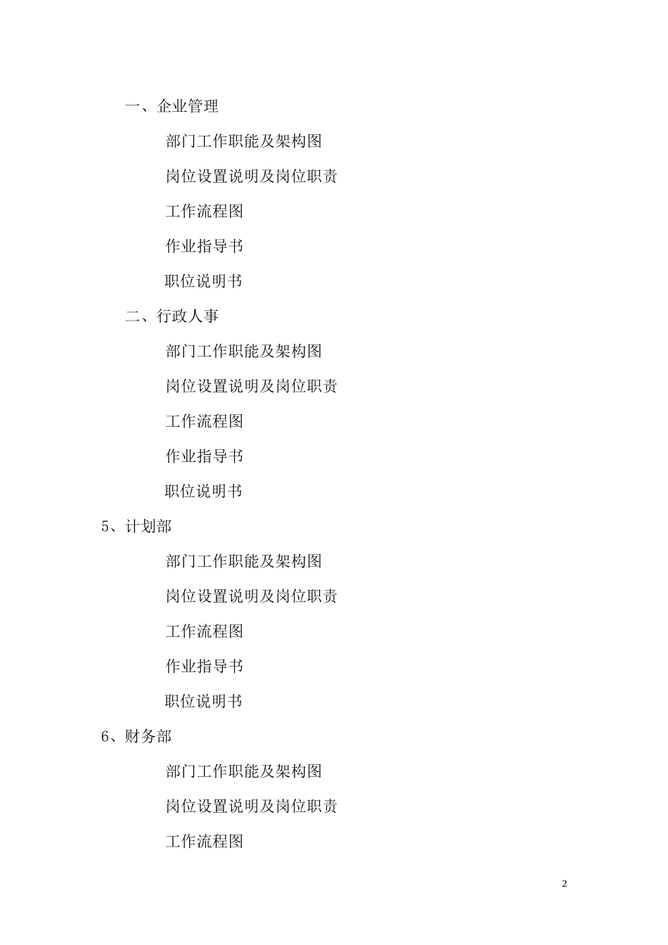 雅致轻钢房屋系统公司职位体系(doc 366)_第2页