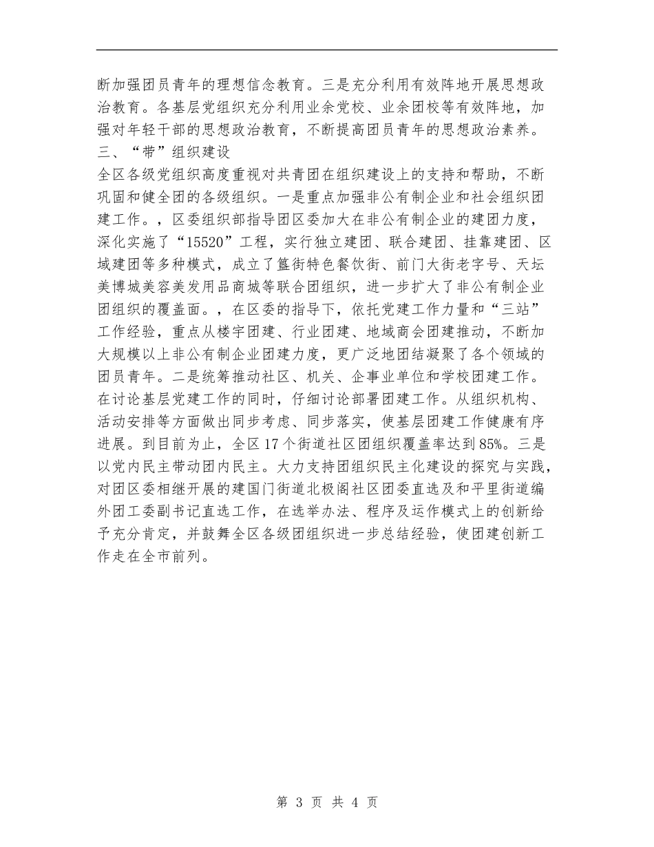 2024年共青团党建带团建工作总结_第3页