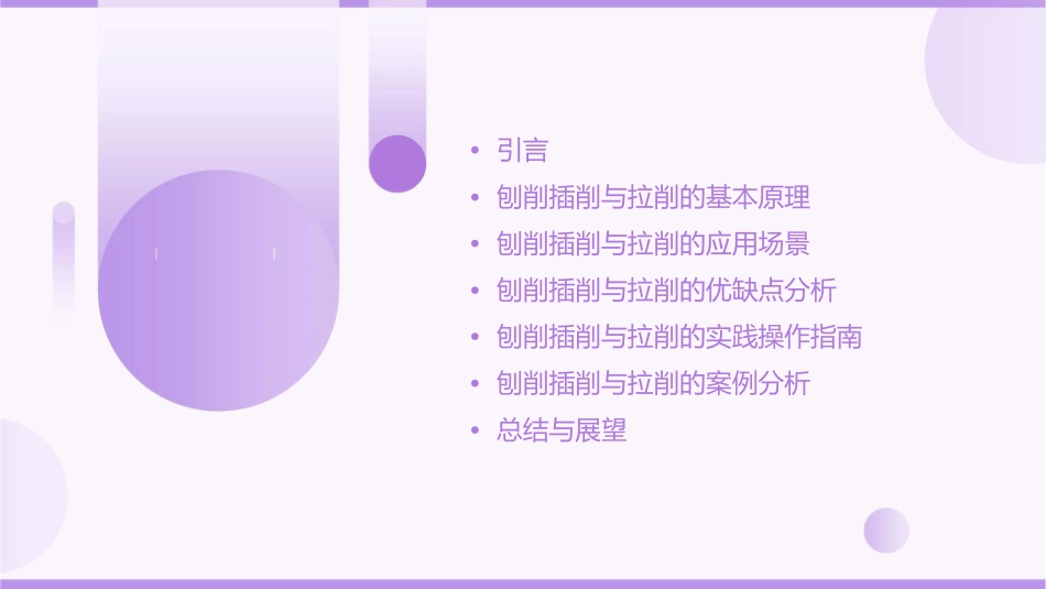 模块二金属切削加工课题五刨削插削与拉削A资料课件_第2页