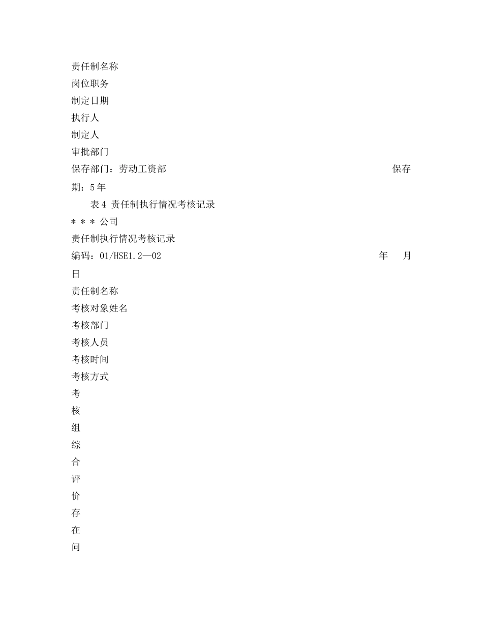 《管理体系》之HSE记录编写 _第3页