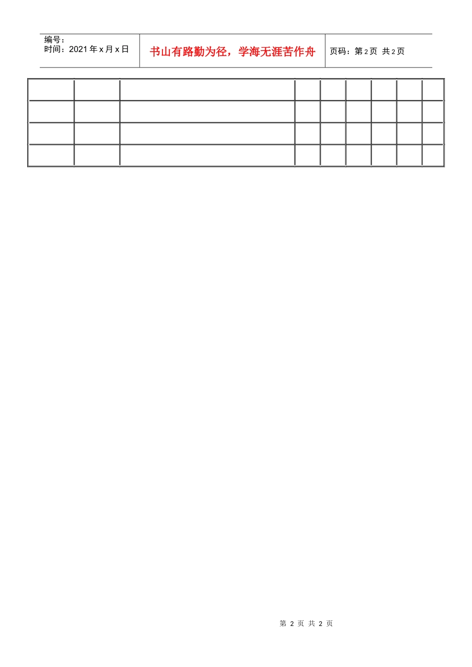 职工奖惩登记表_第2页