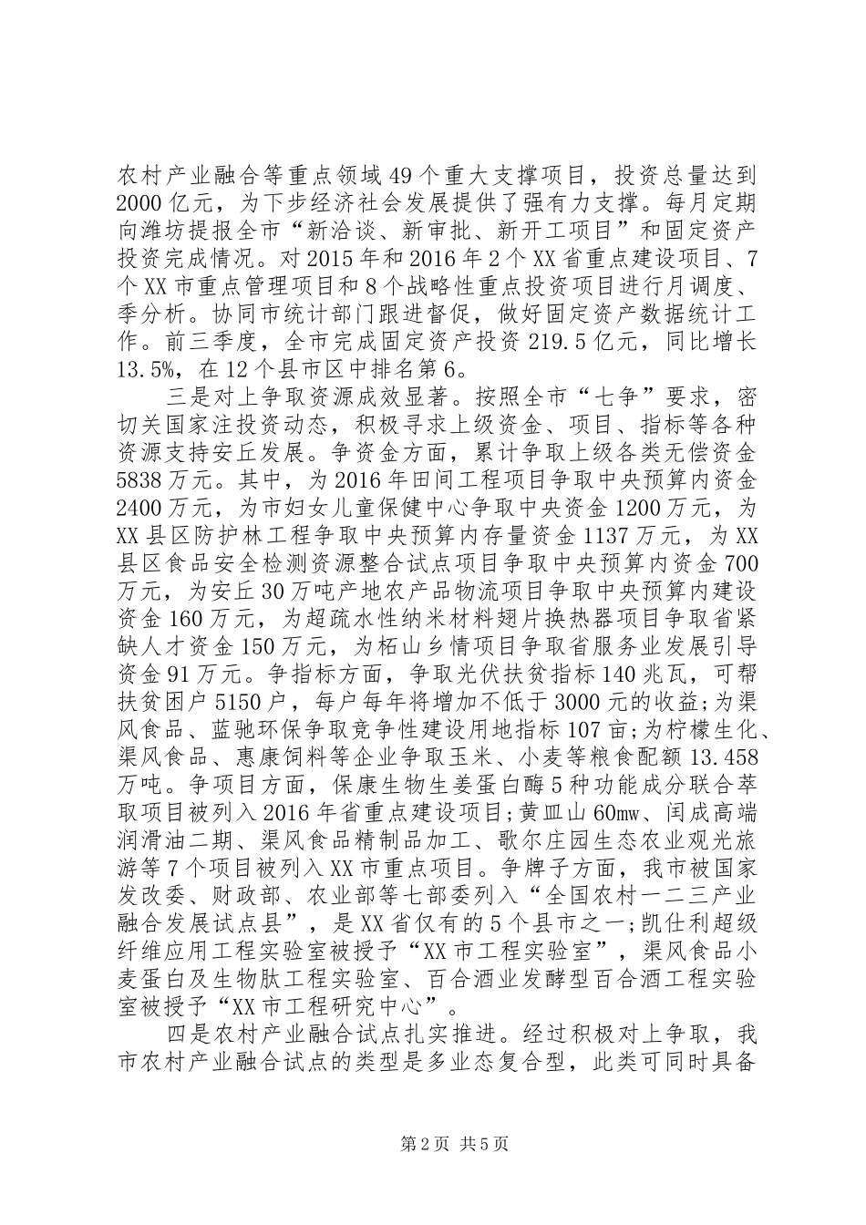 发展和改革局XX年度工作总结_第2页