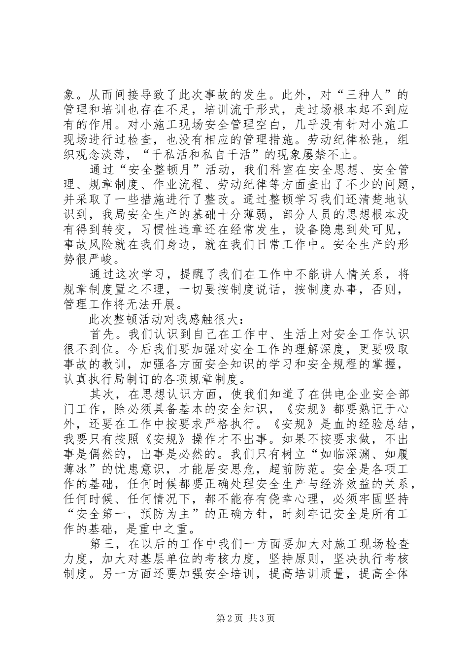 安全整顿月总结_第2页