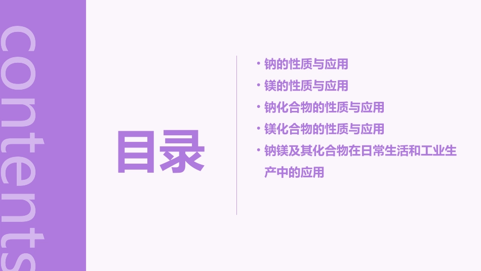 高三化学总复习钠镁及其化合物的性质与应用课件_第2页