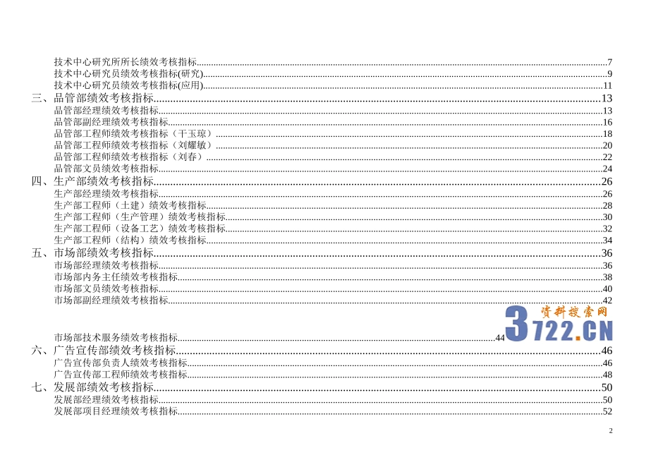 新华信通威光伏集团绩效考核指标体系手册》(159_第2页