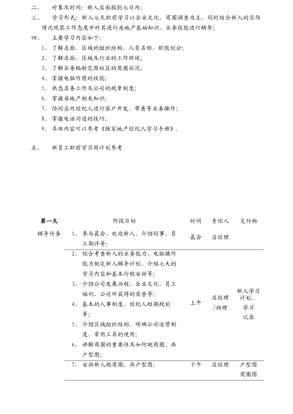 某中介公司新员工职前七天学习指南_第3页