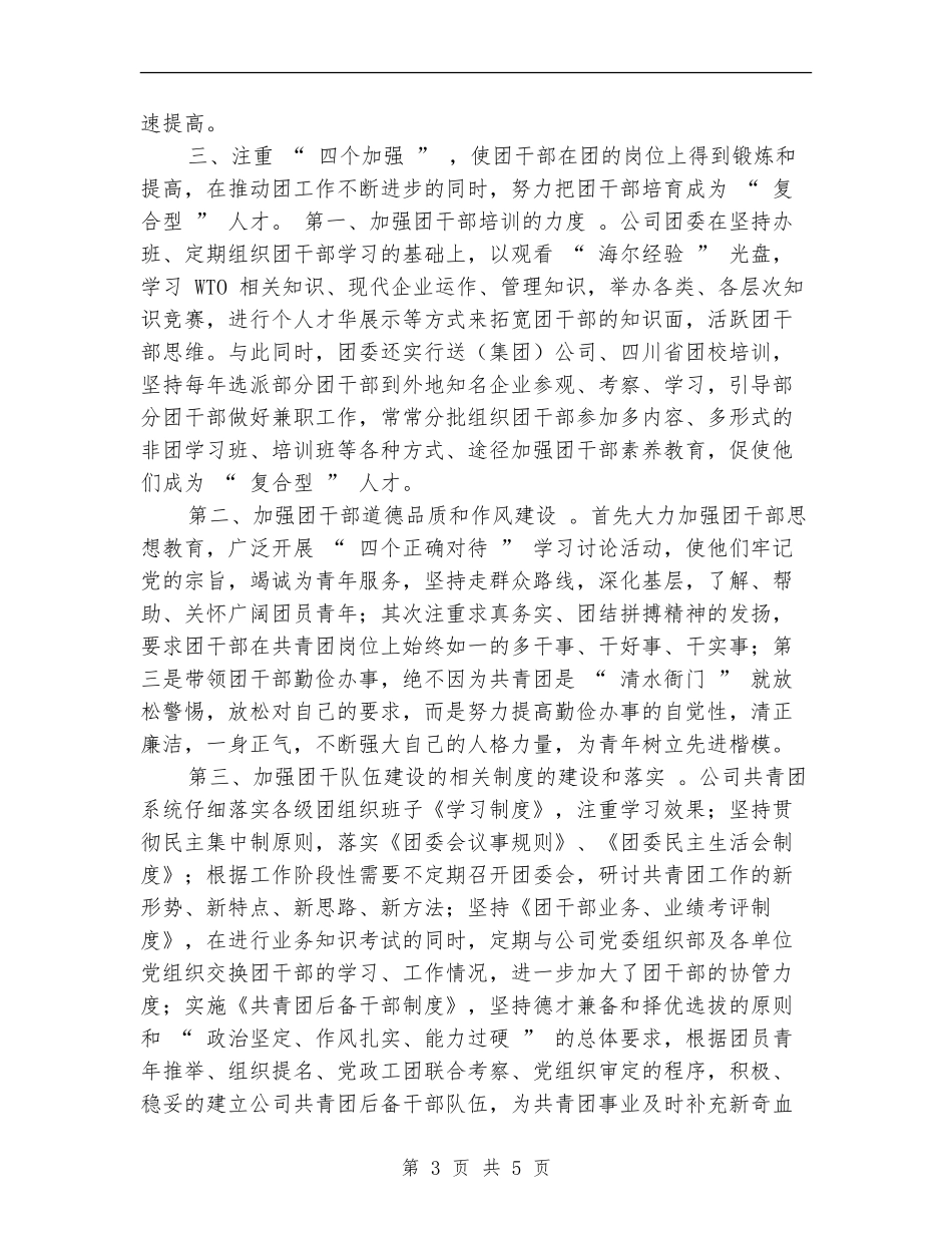 某公司2024年企业共青团工作总结_第3页