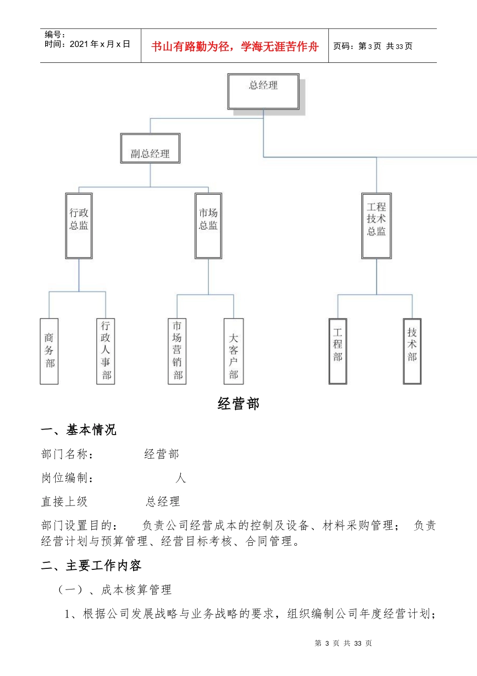 某公司各部门职能及各岗位职责_第3页