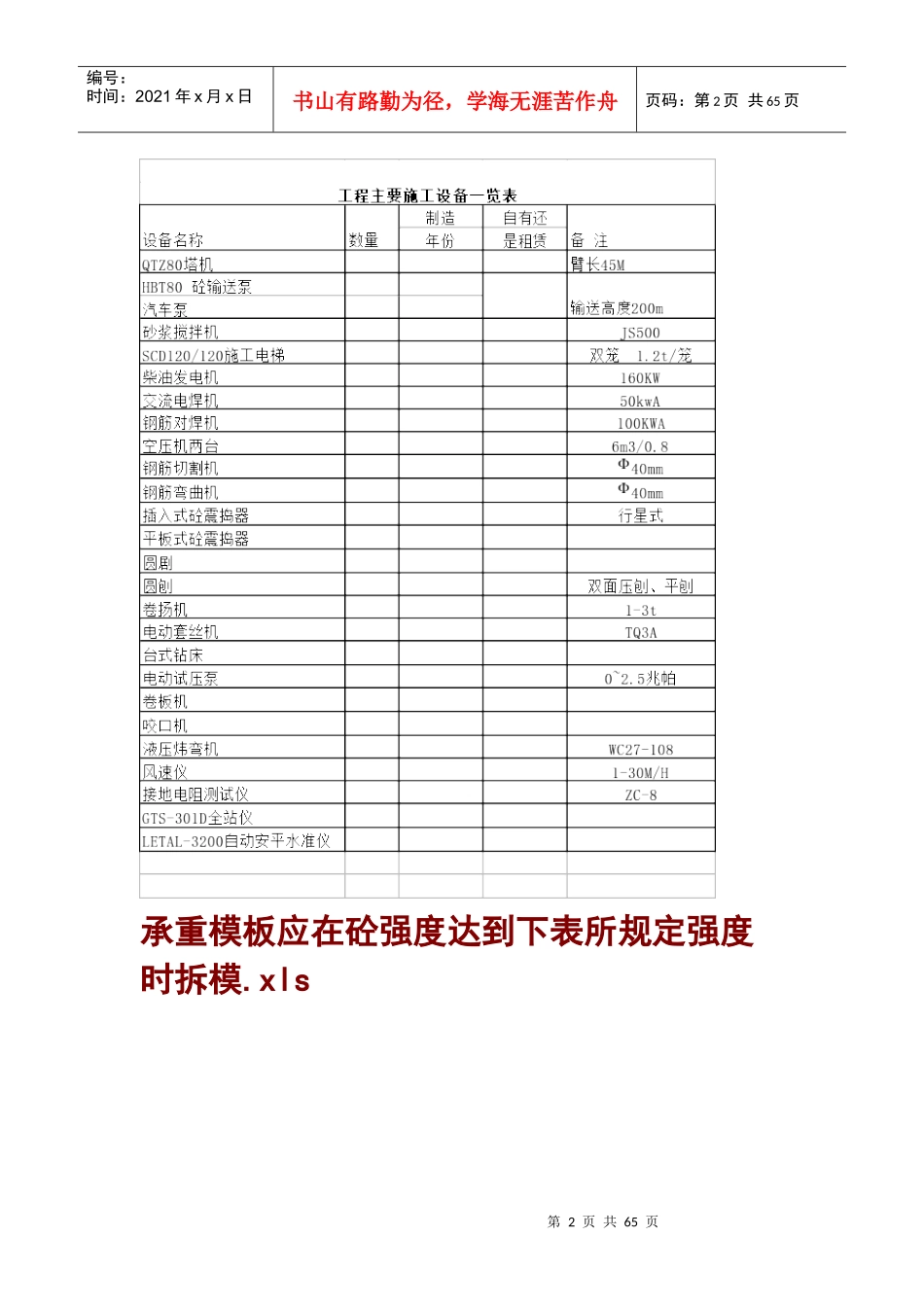 框架剪力墙层施工组织计划培训资料_第2页