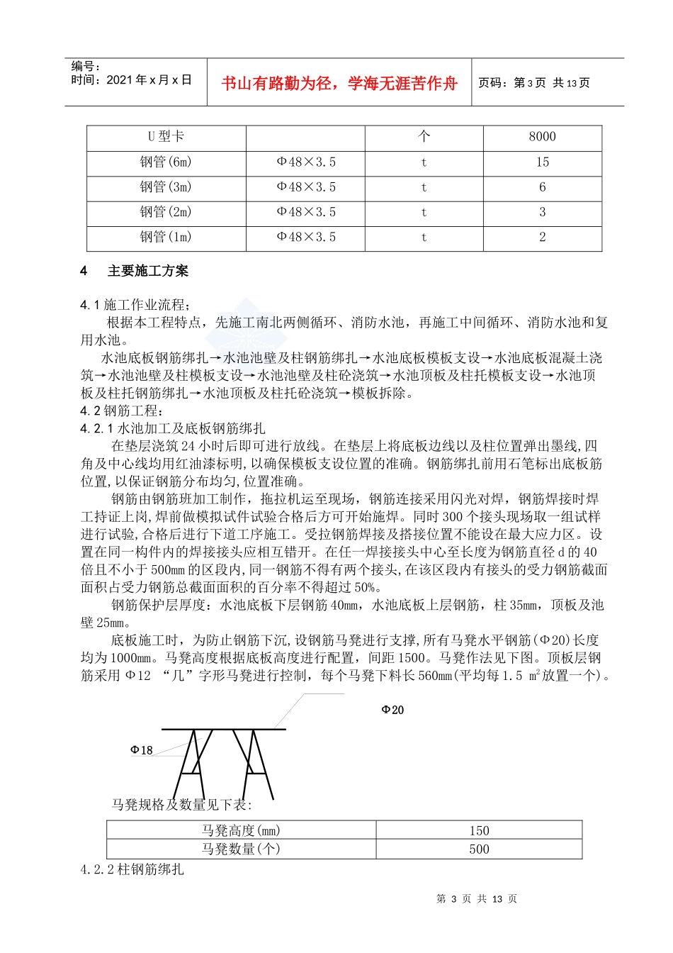 循环、消防水池及复用水池施工工艺_secret_第3页