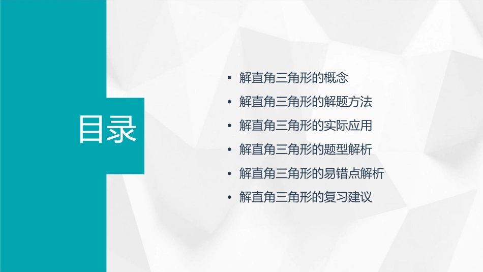 解直角三角形复习概况课件_第2页