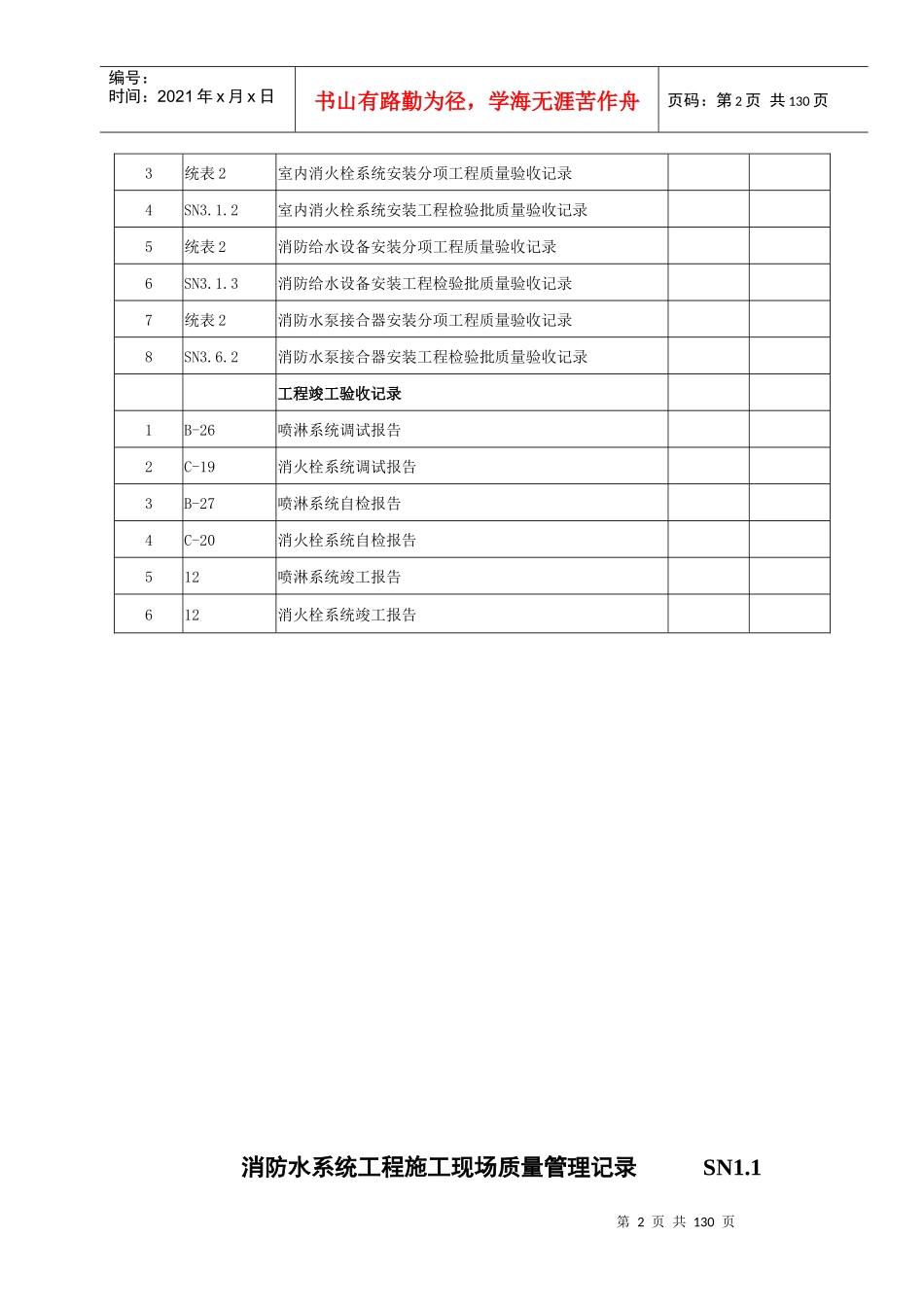 消防水系统--施工验收资料_第2页