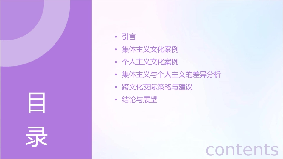 跨文化交际案例集体主义文化和个人主义文化课件_第2页