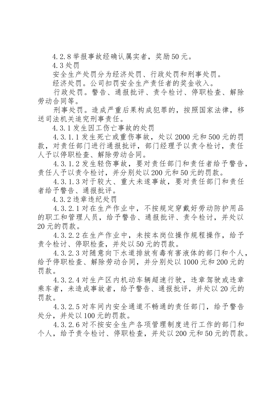 安全生产奖惩规章制度 (24)_第3页