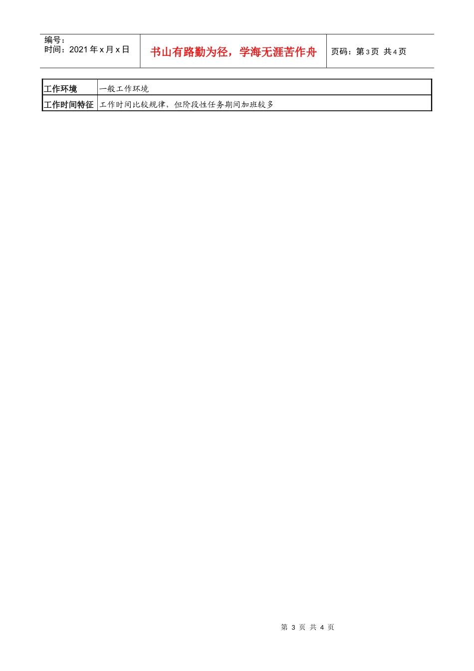某高速公路公司宣传副部长岗位说明书_第3页
