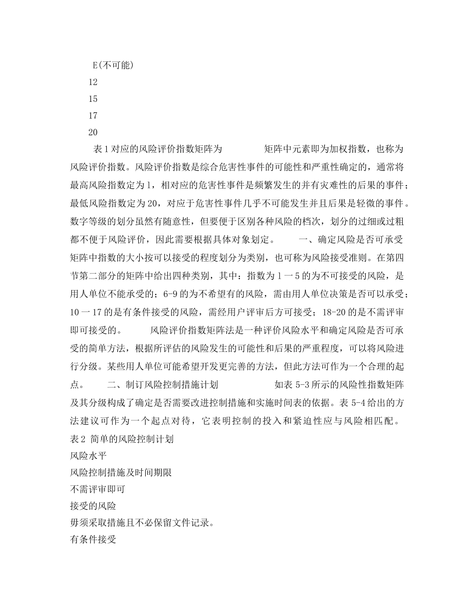 《安全管理职业卫生》之确定风险是否可承受及采取风险控制措施 _第2页