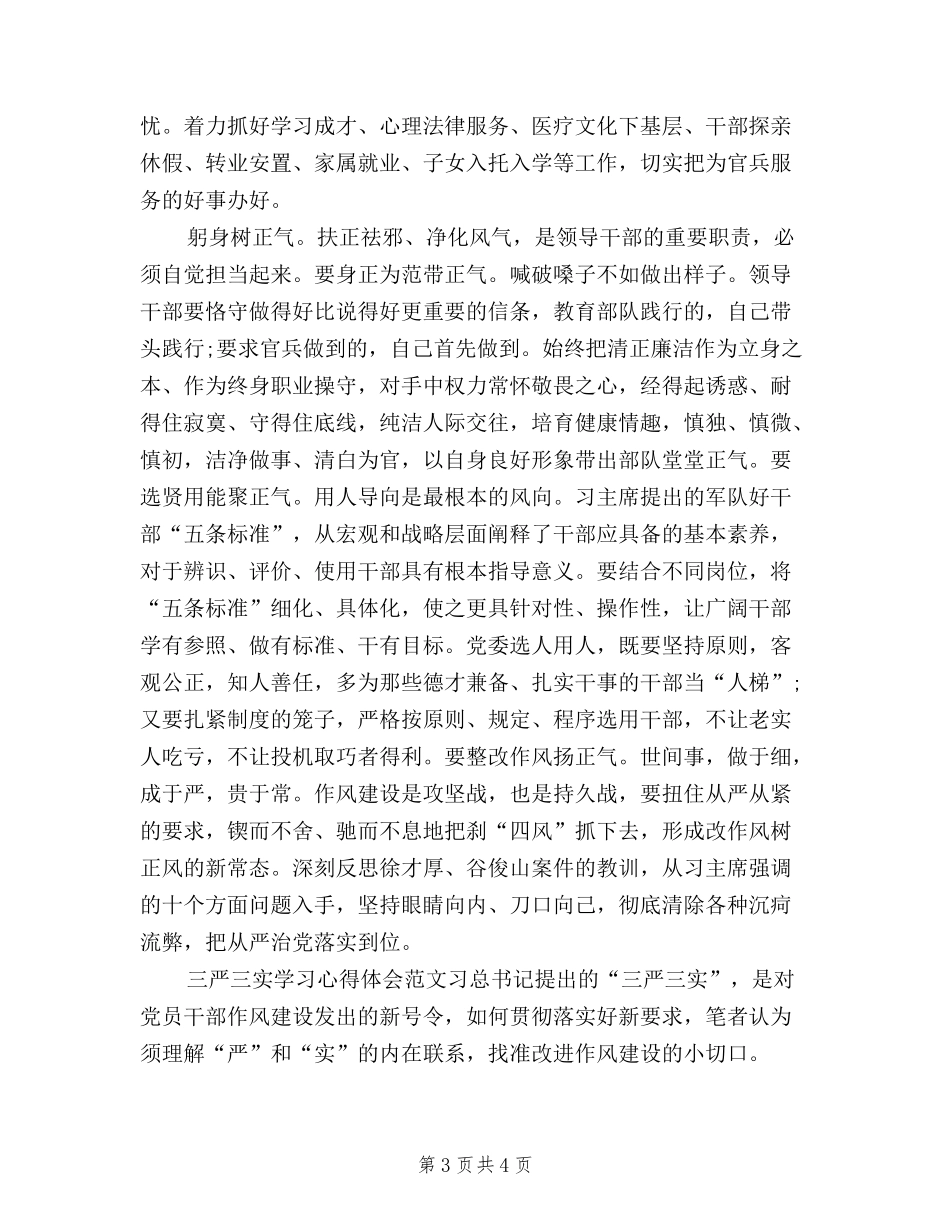 2024年1月三严三实学习心得体会：从严治党落实到位_第3页