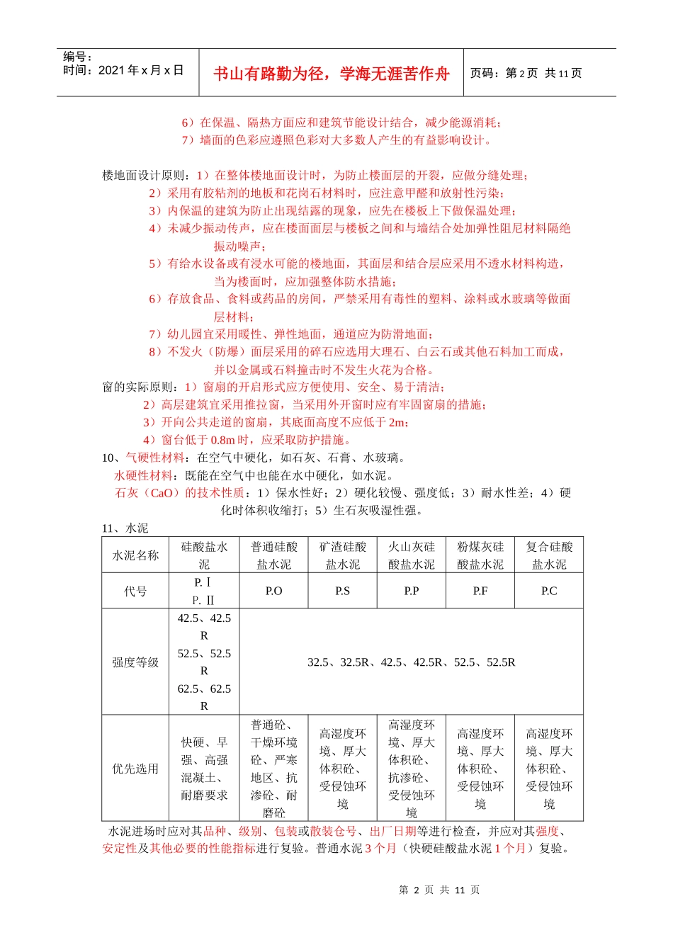 建筑工程实务(多年总结)_第2页
