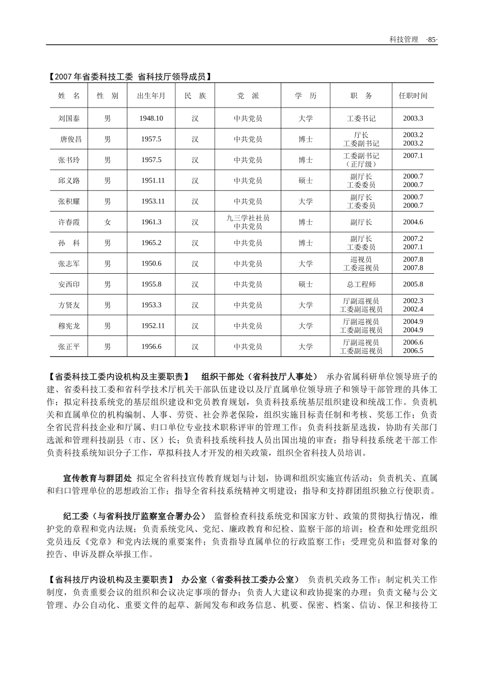 陕西省科技管理(机构职责介绍)_第3页
