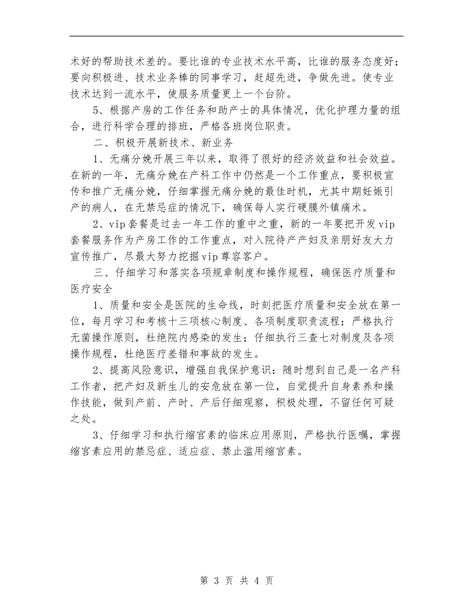 2024医院产科工作计划_第3页
