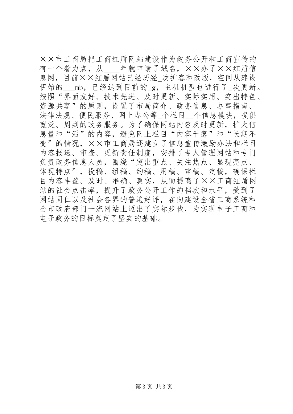 工商局信息化建设工作总结_第3页