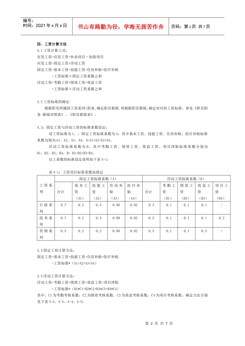 某著名IT企业薪酬制度_第2页
