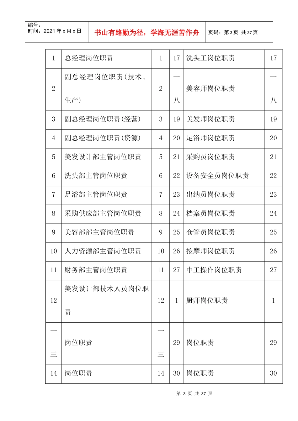 美容美发行业员工岗位职责_第3页
