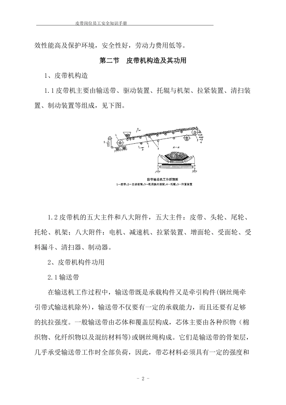 皮带岗位员工知识手册_第2页