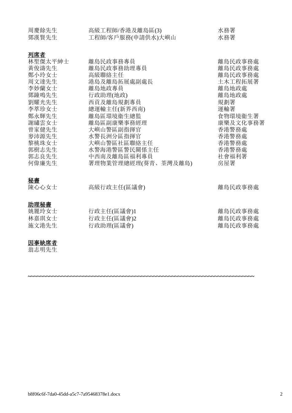 离岛区议会会议记录_第2页